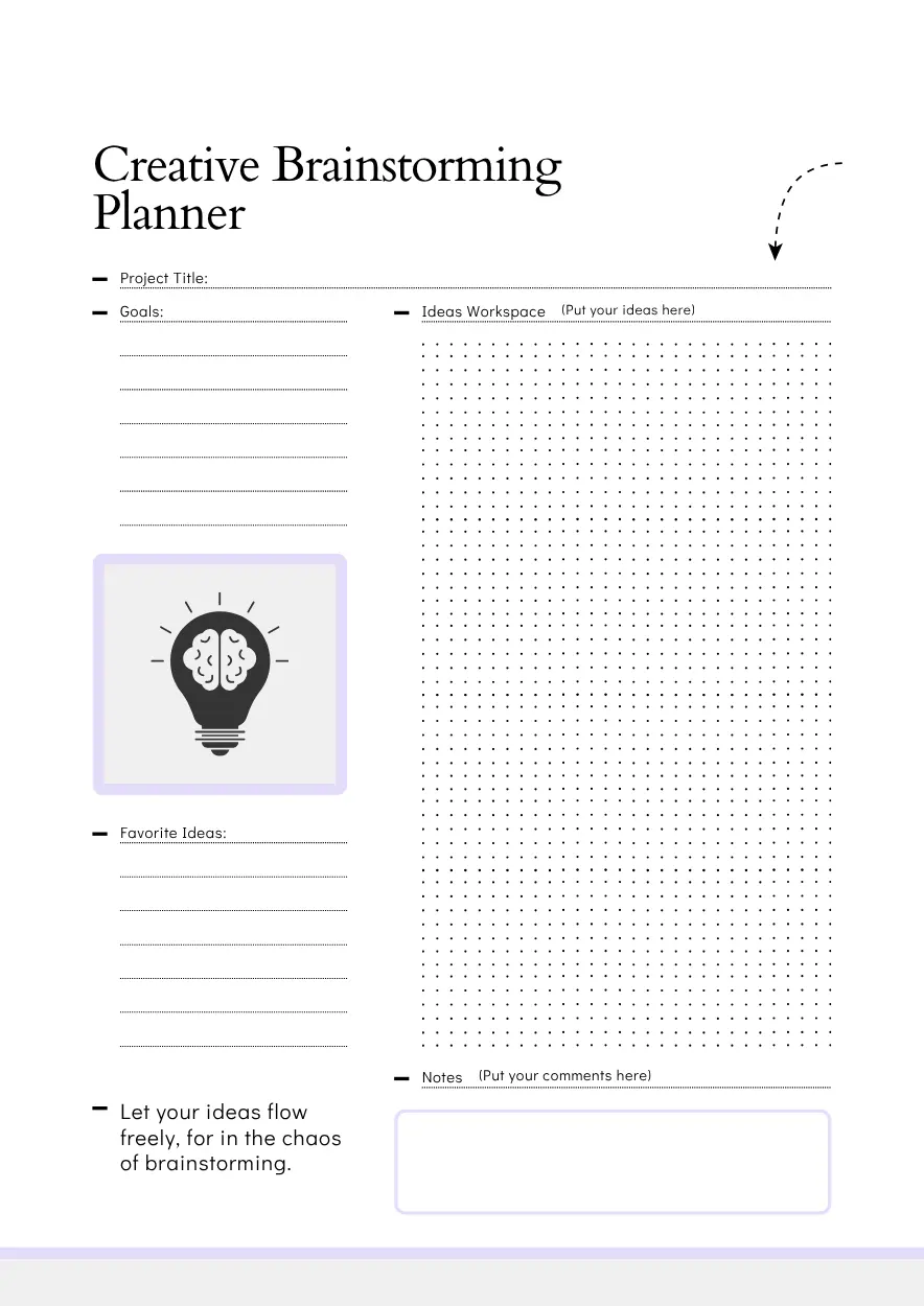 Brainstorm Planner