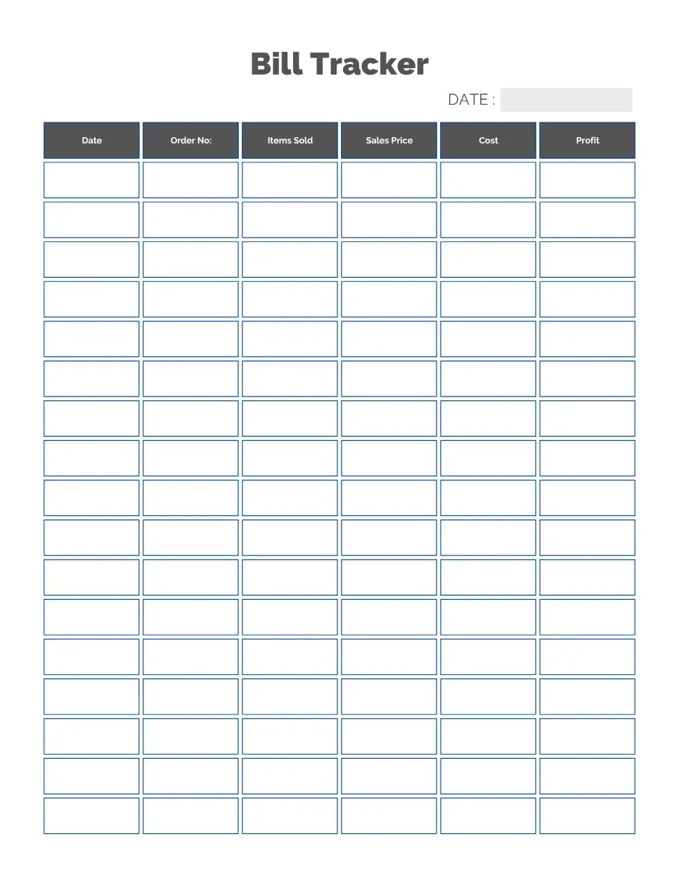 bill tracker