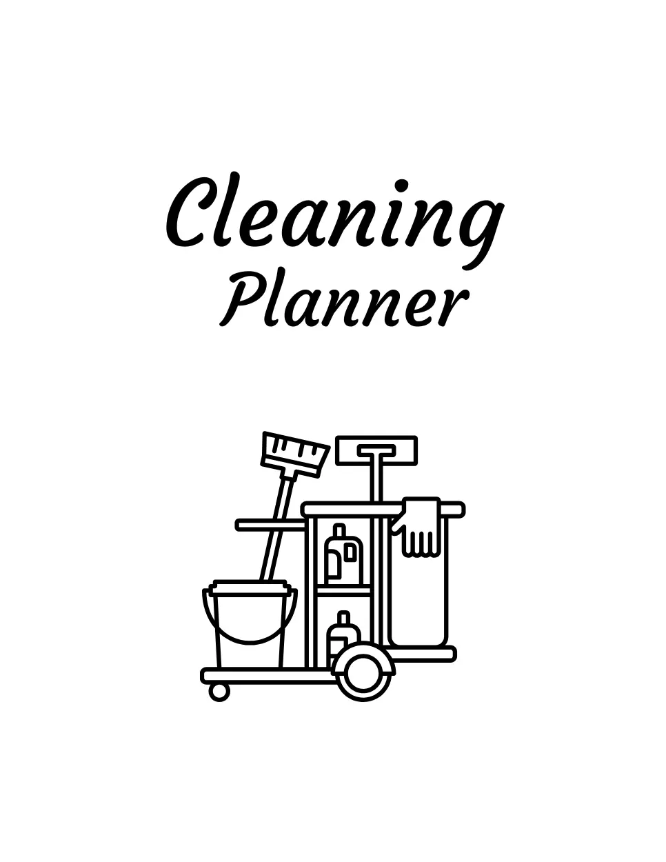 cleaning planner
