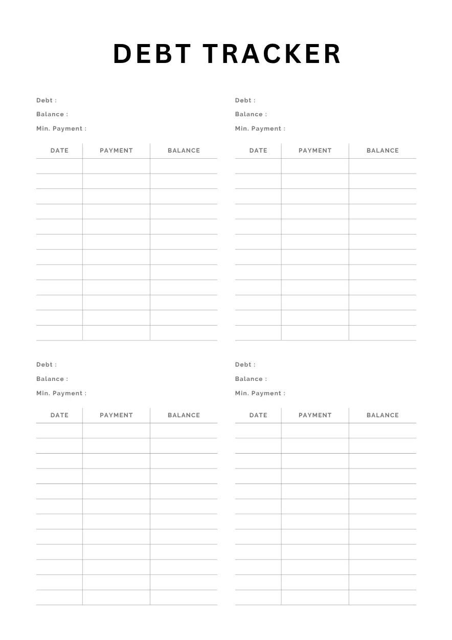 debt tracker