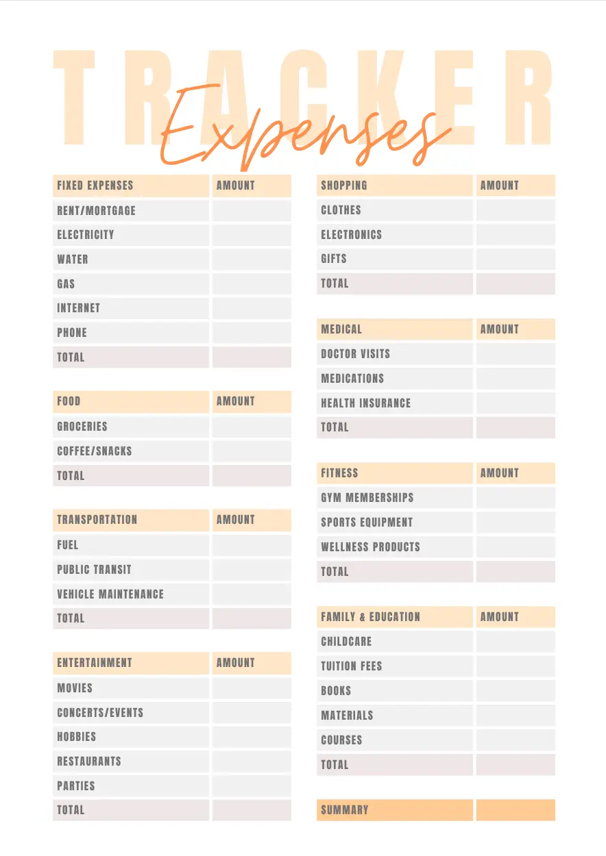 expense tracker