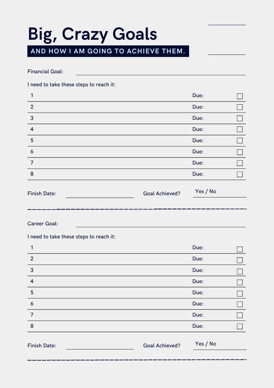 financial goal planner