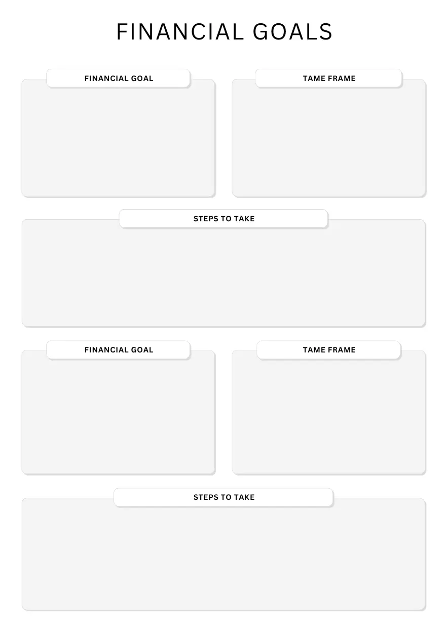 financial goal planner